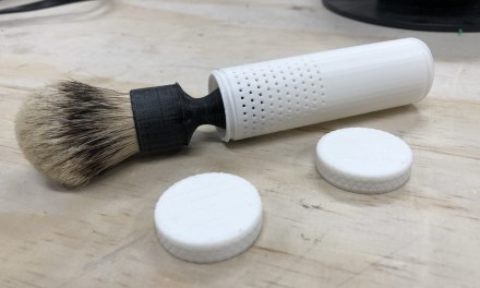 3D Print – a Parametric Brush Travel Tube