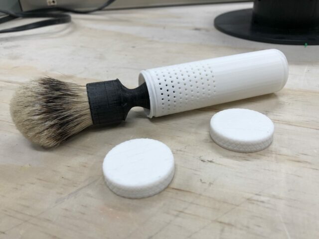 3D Print – a Parametric Brush Travel Tube