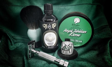 SOTD – September 8, 2018 #CanadianShaveWeek #GreenIsTheColour