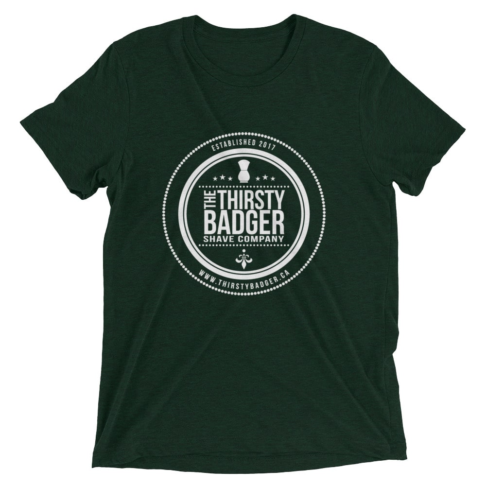 LOGO Premium Tri-blend - The Thirsty Badger Shave Company